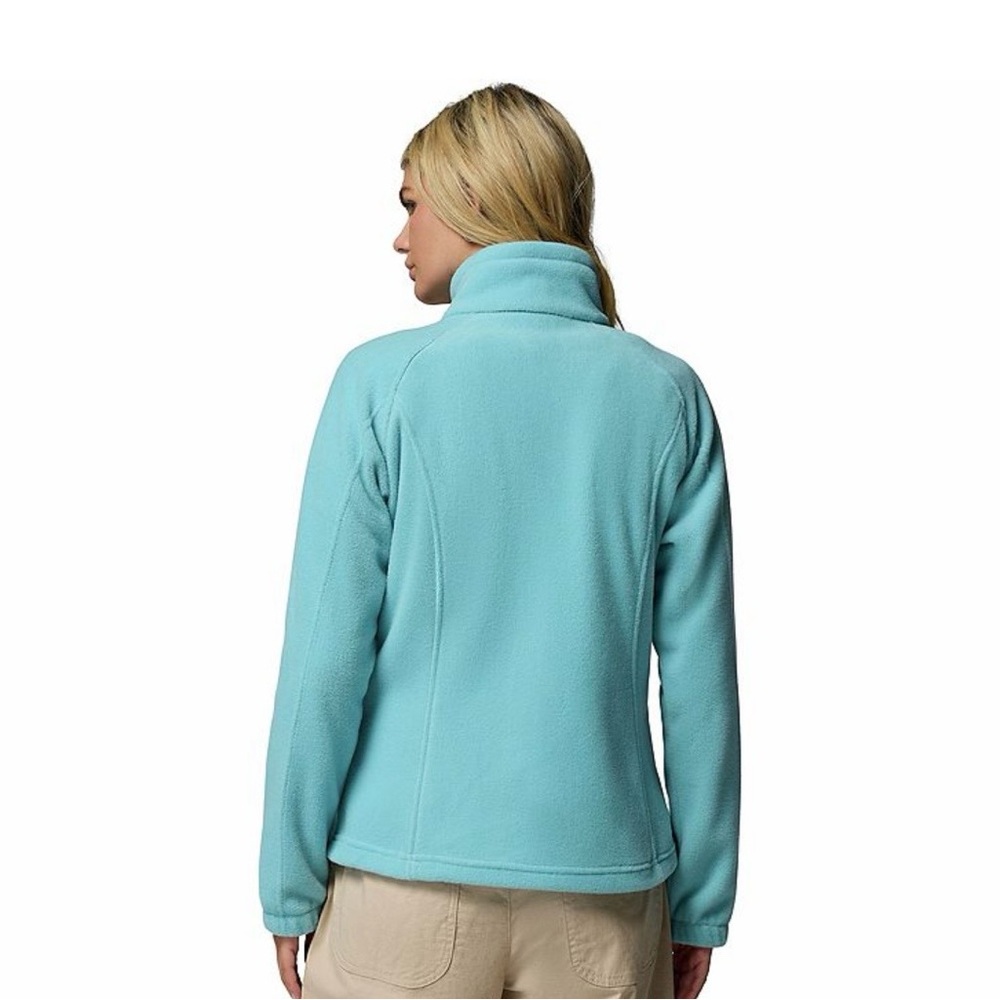 Columbia Women's Pale Blue Full-Zip Teddy Fleece Jacket - Picture 5 of 16